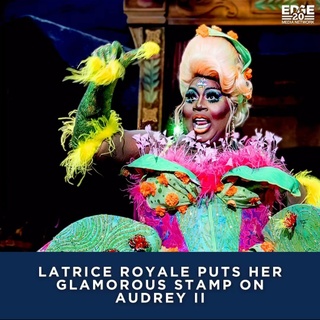 Prepare to be fed ?✨ @latriceroyale is serving fierce as Audrey II in “Little Shop of Horrors” at Ogunquit Playhouse! ? From Drag Race royalty to man-eating plant, Latrice brings all the glam, sass, and stunning vocals to this iconic role.

?️ Save and share this post.⁠
? Tap our link in bio to read more⁠
? @EDGEmedianetwork⁠
?: @latriceroyale