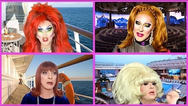 The cruise industry is receiving a much-need jolt thanks to the long-lashed talent of drag queen royalty, including Jackie Beat, Lady Bunny, Varla Jean Merman, and Miss Coco Peru. The Legends of Drag Cruise, produced by Michael Levitt, will take over Holland America's five-star luxury liner, the MS Koningsdam for a seven-night Mexican Riviera cruise. "After a year in lockdown during the pandemic, can anyone think of a better way to start the New Year than by cruising the Mexican Riviera with these four Drag Legends that are sure to bring seven nights of non-stop laughter and fun?" said Levitt. Master of Ceremonies Frank DeCaro will keep the ship's entertainment sailing along as the vessel departs from San Diego with ports of call in Puerto Vallarta, Mazatlan and Cabo San Lucas. After a year of remote performances, the roster of drag queens is raring to set sail. "Do you have any idea how stir crazy I have to be to go on a f@#$ing cruise with these three bitter old bitches? KIDDING! I honestly can't wait for this legendary, historical, iconic, once-in-a-lifetime opportunity to hit the high seas and share the stage with these fellow titans of drag!" exclaimed Jackie Beat. The award-winning MS Koningsdam is one of Holland America's newest ships and is the most technologically advanced and most luxurious in their fleet. Able to accommodate 2,650 guests, the vessel won USA Today's Best Mid-Sized Ship (2019) and boasts a panoramic World Stage (where the drag queens will perform), featuring a 270-degree LED screen backdrop. "This cast! It's so rare that I get called 'the pretty one.' I don't normally perform in boats... except for the time I borrowed RuPaul's shoes," said Lady Bunny. The Legends of Drag Cruise sails from January 9 - 16, 2022, with interior cabins starting at $1,949. Tap link in bio to continue on @EDGEmedianetwork ?️‍??️?? (?️: Matthew Wexler / @wexlerwrites, ?: Vimeo)