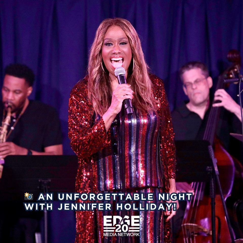 The legendary Jennifer Holliday, @jenniferhollidaydreamgirl graced Fire Island with a mesmerizing performance at @icepalacefi! ?⁠
⁠
✨ The original Dream Girl brought her powerhouse vocals and iconic hits to an intimate crowd, delivering a night filled with emotion and nostalgia. ⁠
⁠
Fans were left in awe as Jennifer's voice soared, proving once again why she remains a beloved figure in music history. ⁠
⁠
From classic songs to heartfelt moments, this event was a true celebration of talent and passion. ⁠
⁠
Swipe to see highlights from this unforgettable night and check out the full album at our Link In Bio! ?❤️⁠
⁠
?️Save this post and tag your crew⁠
?️Tap our link in bio to see the rest of the photos on @EDGEmedianetwork.⁠
?️‍⚧️?????️‍?⁠
? - @jenniferhollidaydreamgirl @wilson77 @icepalacefi 
