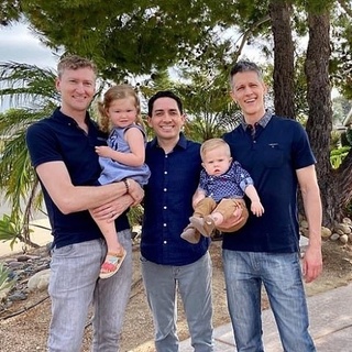 The three men who constitute the first legally recognized polyamorous family in the U.S. told an Australian talk show about why they went to court to all be listed on their child's birth certificate, and to talk about their new book. Perth Now recalled how "Doctor Ian Jenkins and his partners Alan Mayfield and Jeremy Allen Hodges, from San Diego, paved the way for polyamorous families when a judge signed off on all of them being recognized on daughter Piper's birth certificate" in 2017. Since then, the men have also become fathers to a 14-month-old son, the news article noted. Hodges said during the men's interview with Australian chat program The Morning Show on Feb. 17 that the family are "content to just fly under the radar and live our lives," but added that all three men in the relationship being listed as parents on their daughter's birth certificate was important for the same reasons that any other family would want that legal recognition. Hodges detailed that the men "all have pensions with our jobs and health insurance and those kind of things," and noted, "If you're not listed as your child's legal parent then they're not able to receive those benefits," Perth Now reported. Hodges also pointed out that without all three men being acknowledged as fathers, "if our child, god forbid, was to end up in the hospital, one of the parents might not be able to go visit them." Those concerns are identical to the ones many American families had, not only with regard to their children but to their spouses, before the 2015 Supreme Court ruling that found same-sex couples have the same rights to legal marriage - and the recognition and protections marriage brings - that heterosexual couples do. Tap link in bio to continue on @EDGEmedianetwork ?️‍?❤️?⁠
⁠
⁠
?️: Kilian Melloy / @dragelruairi ⁠
?: Jeremy Allen Hodges, Alan Mayfield, and Ian Jenkins, and their children Piper, 3, and Parker, 14-months / Facebook