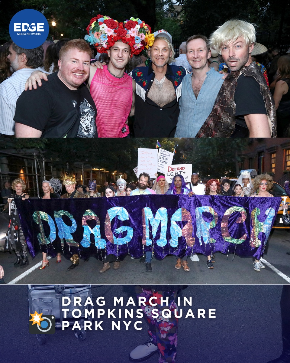 The NYC Drag March turned Tompkins Square Park into a glitter-splattered battle cry—queens, kings, and every fierce force in between stomped through the city with stilettos, signs, and pure protest magic. ⁠
⁠
From sacred bricks to sequined fits, this was a strut for the revolution. ⁠
⁠
?️ Save and share this post.⁠ ⁠
? Tap our link in bio to read more⁠ ⁠
? @EDGEmedianetwork⁠
?️‍??️‍⚧️?????