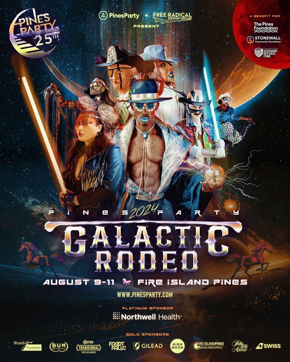 Mark your calendars for August 9 to 11 this summer, and be prepared for a cosmic western escapade that will take you on a journey through the stars at @PinesParty 2024: Galactic Rodeo! Giddy-Up! Tickets are flying faster than the speed of light, so seize them before they vanish into the cosmic void! Purchase yours at the link in bio! #sponsored