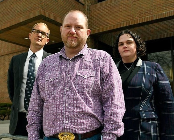 After nearly 30 years on the sex offender registry in Montana, Randall Menges is finally getting his justice. Menges was reportedly 18 years old when he landed on the list for having gay sex with two 16-year-olds. Although the act was of the age of consent and consensual for all parties involved, gay sex was illegal in the state at the time and Menges was convicted of "Crimes Against Nature," Vice reported. "Convicted for a 'Crime Against Nature,' Menges ended up serving seven years in prison," Vice reports. "And, thanks to a constellation of state laws, he's been required to register as a sex offender ever since, even though the Supreme Court overturned all state laws against homosexual sodomy in 2003." A judge ruled this week that Menges should be removed from the sex offender list and all records of him ever having to register be erased. "Having consensual intimate sexual contact with a person of the same-sex does not render someone a public safety threat to the community," U.S. District Judge Dana Christensen wrote in her decision. Menges had to sue to get himself off the registry. However, the state of Montana doesn't seem to want to let him go. Montana's attorney general is reportedly appealing the decision to prevent the ruling from being used to remove sodomy laws in Idaho, Mississippi and South Carolina. Tap link in bio to continue on @EDGEmedianetwork ?️‍??? (?️: Emell D. Adolphus / @goodnightdetroit, ?: Randall Menges, front, along with his attorneys Matthew Strugar and Elizabeth Ehret, pause outside the Russell Smith Federal Courthouse in March, 2021, in Missoula, Mont. / Associated Press)