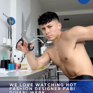 @fabi.divani is rebranding the studio thirst as high art. He’s sewing, stretching, and serving in thongs like it’s Paris Fashion Week—but hornier. ⁠
⁠
Every stitch, snatch, and spin has purpose. ⁠
⁠
From mesh crop-tops to black speedos under winter coats, this is tailoring with tension, precision, and thighs that won’t quit. ⁠
⁠
The fits are tight, but the vision? ⁠
⁠
Boundless. ⁠
⁠
?️ Save and share this post.⁠ ⁠
? Tap our link in bio to read more⁠ ⁠
? @edgemedianetwork⁠ ⁠
?: @fabi.divani