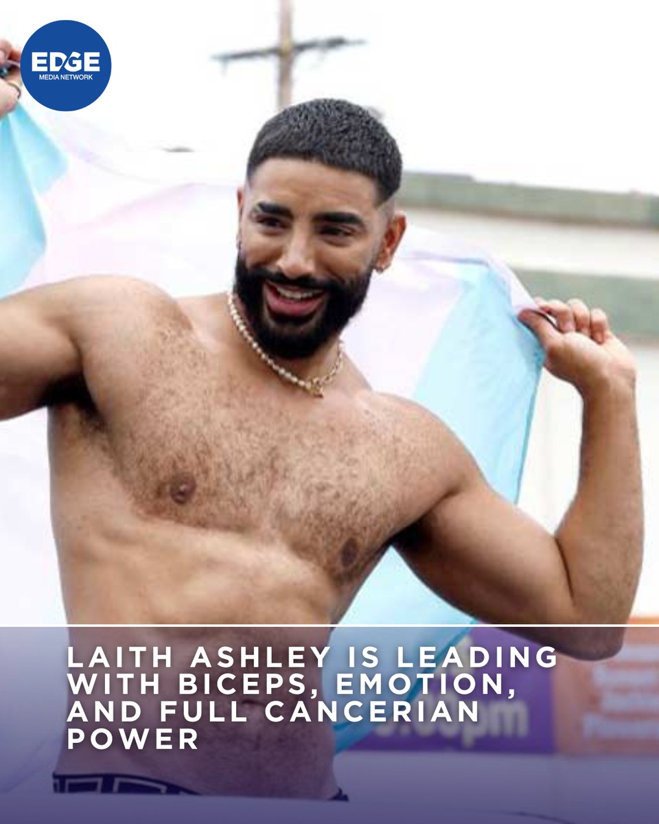 @laith_ashley is peak Cancer sun: loyal, intuitive, soft where it counts, stacked where it matters. ⁠
⁠
The modeling, the music, the advocacy—it’s all part of the orbit. This man turns gym-floor thirst into something cosmic. ⁠
⁠
?️ Save and share this post. ⁠
? Tap our link in bio to read more ⁠
? @EDGEmedianetwork ⁠
? @laith_ashley⁠
????⁠
#LaithAshley #TransJoy #ChosenFamily⁠
