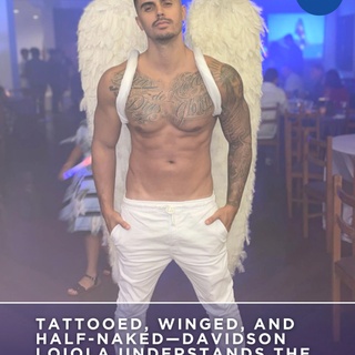 @davidsonloiola is out here with angel wings, no shirt, and a bag of candy—so yes, your prayers have officially been answered. ⁠
⁠
Between the tattoos, the smirk, and the fact that he somehow makes handing out sweets feel illegal, this man is proof that heaven and hell might actually be the same place. ⁠
⁠
Good luck recovering from this one.⁠
⁠
?️ Save and share this post.⁠
? Tap our link in bio to read more⁠
? @EDGEmedianetwork⁠
?: @davidsonloiola