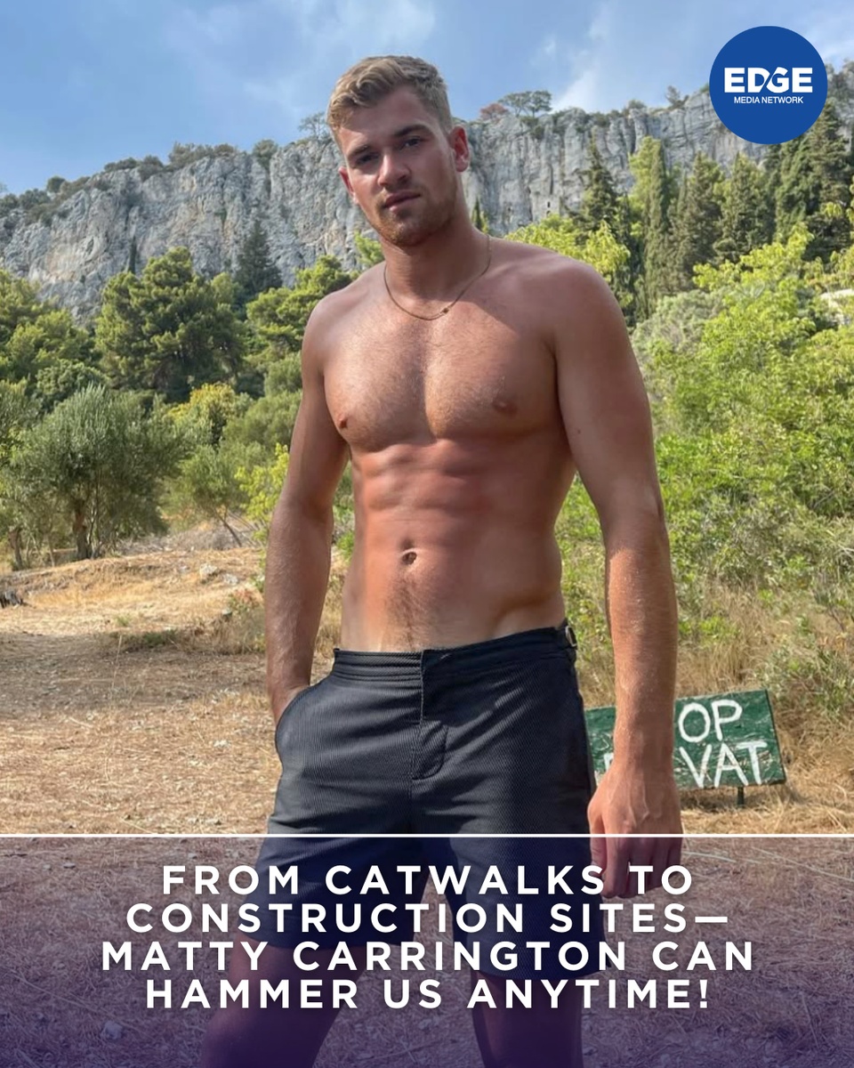 File this under: Unexpected and life-changing. @mattycarrington_ isn’t just a top model—he’s also out here literally building houses. ? ⁠
⁠
From high fashion to hard hats, this Brit is proving he looks just as good with a hammer as he does in haute couture. ⁠
⁠
Someone hand us a blueprint—we suddenly need renovations. ?⁠
⁠
?️ Save and share this post.⁠
? Tap our link in bio to read more⁠
? @EDGEmedianetwork⁠
?: @mattycarrington_