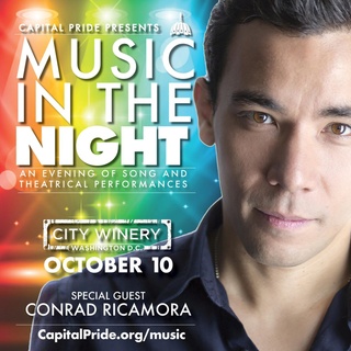 #HEYDC :: The annual Broadway musical revue, Music in the Night, has returned! Join @CapitalPrideDC & their host @CityWineryDC on October 10th for an evening of music and theatrical performances featuring local talent from across the National Capital Region’s theater community with special guest, @ConradRicamora!⁠
**⁠
Tickets are now on sale at www.CapitalPride.org/music and grants you access to the show. Food and beverage will be available for an additional cost. Doors open at 6pm and showtime is at 8pm!⁠
**⁠
This event is open to all ages & all proceeds will go to the Capital Pride Alliance.⁠
**⁠
#reUNITED #WashingtonDC #dmv #InstaGay #LGBTQ #Pride2022 #DCPride2022 #DCPride #LGBTQIA #Queer #QueerDC #MyDCCool #ExperienceDC #WashingtonDCTravel #sponsored