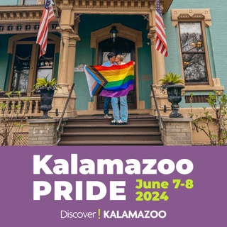 Embrace your true colors at Kalamazoo Pride, a two-day festival with drag performances, live music, exhibits, & more. Tap link in bio! #sponsored by @discoverkzoo