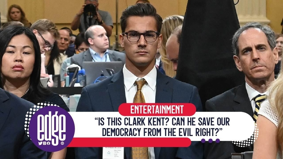 Who was Clark Kent? That's the social media buzz Friday after a lookalike for Superman's alter-ego was spotted at Thursday night's Congressional hearings into January 6, 2021.⁠
⁠
Tap link in bio to continue on @EDGEmedianetwork⁠
??‍??⁠
?: Twitter