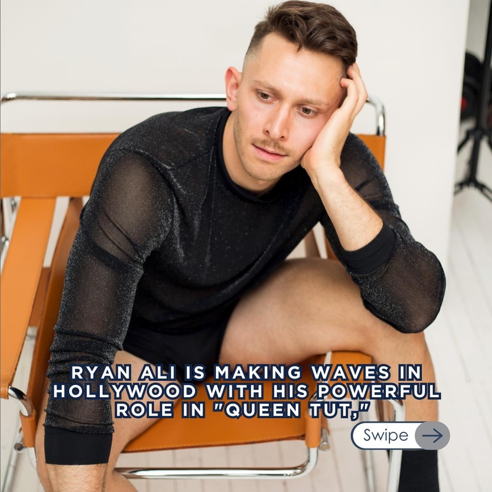 Ryan Ali, @ryanali23 is making waves in Hollywood with his powerful role in "Queen Tut," where he plays Nabil, a young Egyptian man exploring his identity. ⁠
⁠
In an EDGE Interview, Ali shares his journey from engineering student to actor, his experiences as an openly gay man in the industry, and the importance of authentic representation. ⁠
⁠
Born in Syria and raised in Montreal, Ali brings a unique perspective to his roles. His dedication and passion shine through, promising a bright future in Hollywood. ??⁠
⁠
?️ Save and share this post.⁠
? Tap our link in bio to read more⁠
? @EDGEmedianetwork⁠
?: @ryanali23 ⁠
????