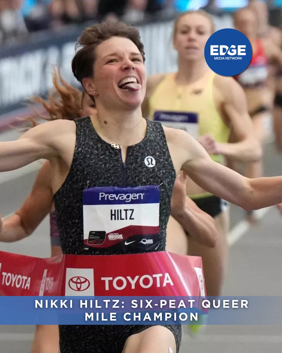 They just won their sixth straight U.S. 1,500m title, clocking 4:03.15 with a brutal last-lap kick. Nikki Hiltz is making history on their own terms—and looking calm doing it.⁠
⁠
Send this to someone who still thinks non-binary athletes can’t dominate.⁠
? Tap @edgemedianetwork for more⁠
⁠
#NikkiHiltz