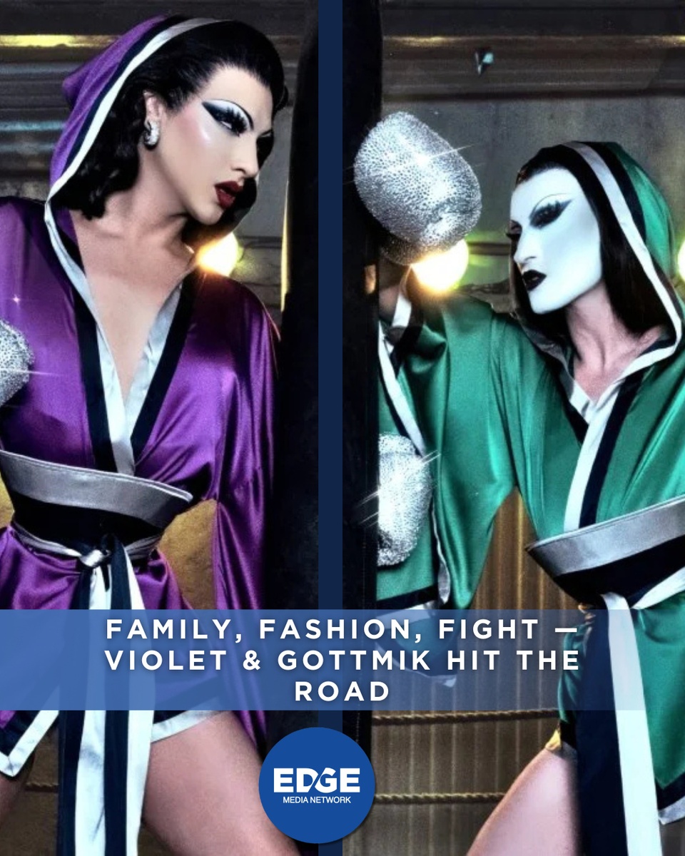 @violetchachki and @gottmik are taking the Knockout Tour across the map — chosen family, full looks, zero notes. ⁠
⁠
If you’ve got tickets, go ahead and double-tap. ⁠
⁠
If not… better manifest fast.⁠
⁠
? Tap @edgemedianetwork for more ⁠
⁠
#DragTour