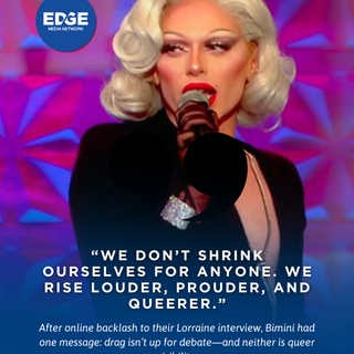 @bimbonboulash fended off backlash after their Lorraine appearance and made it clear: “We don’t shrink ourselves for anyone.”⁠
⁠
Visibility is powerful—and your full self is non-negotiable.⁠
⁠
? Tap @edgemedianetwork for more⁠
⁠
#DragResilience