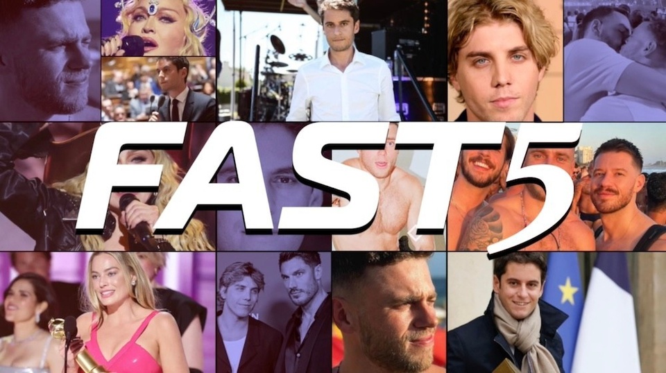 EDGE Fast 5 :: January 12, 2024 - France’s PM, Madonna, Gus Kenworthy and more… It’s time to recap the week’s most talked-about LGBTQ+ headlines! Take a Fast 5 with EDGE. Tap link in bio to watch on EDGE! Powered by our friends at Explore Asheville. #EDGEMediaNetwork #EDGEFast5 #LGBTQmedia ??️‍??⁠
