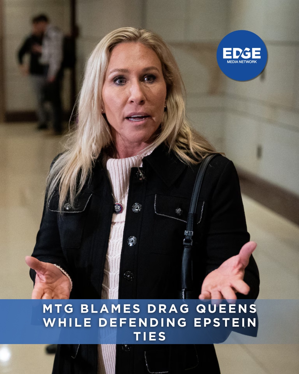 MTG is back on the mic blaming drag queens for everything except her own party’s mess.⁠
⁠
This time she claimed PBS “replaced Sesame Street” with drag story hour—while brushing off Trump’s Epstein ties.⁠
⁠
Community leaders responded with a book drive that raised over 400 inclusive titles.⁠
⁠
?️ Save this to track how local action fights back.⁠
? Tag someone who turns political noise into actual change.⁠
? @EDGEmedianetwork⁠
⁠
#DragStoryTime #BookBans #PublicMedia