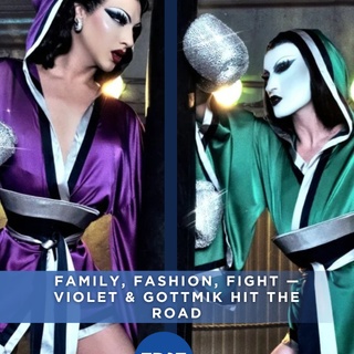 @violetchachki and @gottmik are taking the Knockout Tour across the map — chosen family, full looks, zero notes. ⁠
⁠
If you’ve got tickets, go ahead and double-tap. ⁠
⁠
If not… better manifest fast.⁠
⁠
? Tap @edgemedianetwork for more ⁠
⁠
#DragTour