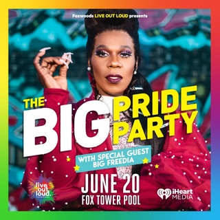 #HeyNewEngland - Don't miss The Big Pride Party at Foxwoods with Big Freedia, June 20 from 12pm to 6pm. Tap link in bio to visit https://www.foxwoods.com #sponsored 