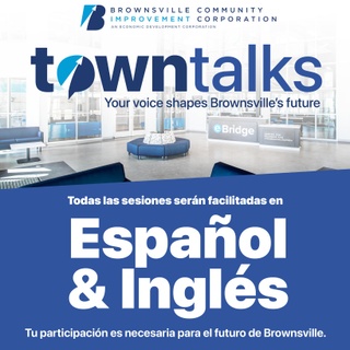 ? Confirma tu asistencia a las Town Talks. Enlace en la biografía.

Estamos planeando el futuro de Brownsville junto con la comunidad y necesitamos la opinión de todas y todos. Acompáñanos en cualquiera de las sesiones y compártenos tu opinión.

Lun. 02/12 | 5:30 – 7 PM (Entrada: 5PM) | Biblioteca Principal
Mar. 02/13 | 5:30 – 7 PM (Entrada: 5PM) | Biblioteca Southmost
Mié. 02/14 | 10:15 – 11:45 AM (Entrada: 9:45 AM) | Centro eBridge
Jue. 02/15 | 5:30 – 7 PM (Entrada: 5PM) | Centro eBridge

¿Por qué participar en las Town Talks de BCIC y aportar al Plan Estratégico?
El plan estratégico en el que estamos trabajando es como la guía para el futuro de Brownsville. En vez de avanzar sin dirección, estamos definiendo nuestro camino de forma conjunta para asegurar que lleguemos a los destinos que deseamos.

Este plan estratégico es el diseño para la próxima década de Brownsville, marcando nuestras metas para atraer empresas e iniciar proyectos sostenibles que mejoren la calidad de vida en nuestra ciudad. Es nuestro mapa hacia el éxito, el desarrollo comunal y el bienestar económico.

Lo más inspirador es que este mapa se está trazando con tus ideas. Las Town Talks son talleres de colaboración donde cada propuesta es importante. El plan estratégico resultante será un reflejo de nuestra visión compartida.

Las sesiones se facilitarán tanto en inglés como en español. La participación de todos es bienvenida.