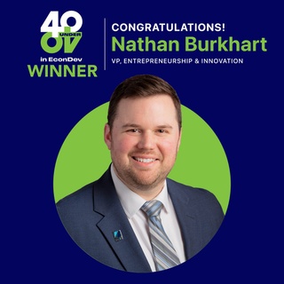BCIC’s Vice President for Entrepreneurship & Innovation, Nathan Burkhart, has been recognized as a Development Counsellors International 2025 Economic Development 40 Under 40 honoree, a national award highlighting emerging leaders shaping the industry.⁠
⁠
Nathan is the only Texan selected this year and one of 240 recipients in the award’s 15-year history.⁠
⁠
His leadership in StartUp Texas, the eBridge Center, and key initiatives driving Brownsville’s economic growth have positioned our city as a competitive hub for entrepreneurship.⁠
⁠
Read the press release: https://brownsvilleedc.org/nathan-burkhart-wins-40-under-40-in-economic-development-award (link in bio)
