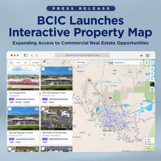 ? How many commercial real estate properties do you think Brownsville has?
A) Less than 100
B) Between 100 and 200
C) Over 200

If you chose C, you're right! But finding all that information in one place hasn't always been easy—until now. BCIC is launching our Interactive Property Map, a powerful tool for accessing Brownsville's latest commercial real estate listings.

This centralized resource empowers businesses, investors, and community members to make informed decisions, helping drive our economic growth.

? Learn how it works and what it can do for you in our latest press release (link in bio!)