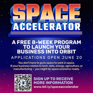 ? You don't have to go to space to work in space!⁠
⁠
The Space Accelerator is an 8-week intensive program to help startups and entrepreneurs in space-adjacent industries, such as advanced manufacturing, data analytics, agriculture tech, energy, telecommunications, and aerospace supply chains, explore and enter the rapidly growing space economy.⁠
⁠
Join the waitlist: www.bit.ly/spaceaccelerator (link in bio)⁠
⁠
Applications will open on June 20, 2025. Join this list to be notified when more information about this new program becomes available.⁠
⁠
Through expert-led instruction, mentorship, and access to funding pathways, participants will learn how to scale their ideas, identify market opportunities, and build sustainable ventures.⁠
⁠
Presented by the Brownsville Community Improvement Corporation (BCIC) in partnership with the Cameron County, and the Greater Brownsville Incentives Corporation (GBIC). Facilitated by the Space Foundation. 