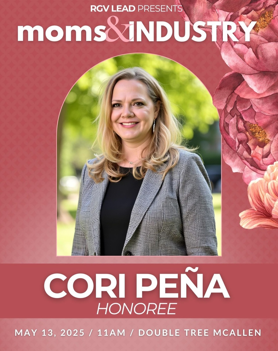 Another proud moment for our team! Cori Peña, BCIC President & CEO, has been named a 2025 Moms & Industry honoree by RGV LEAD, @rgvlead 

Her leadership and heart continue to shape a stronger Brownsville for the next generation. The luncheon will be held Thursday; contact RGV Lead for more info. 

Read our press release celebrating the recognition using our Link In Bio!