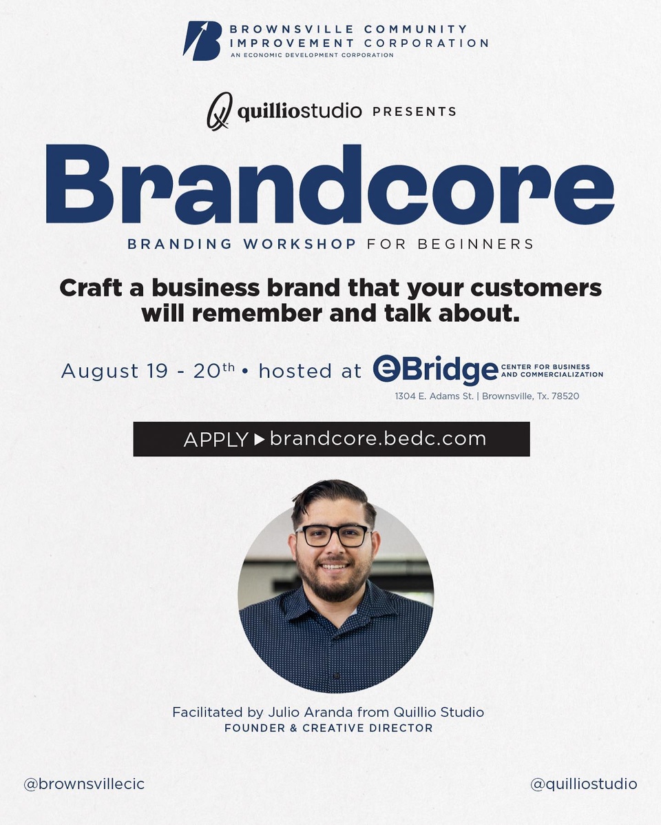 Craft a business brand that your customers will remember and talk about!

Join us for Brandcore Workshop, a practical and hands-on branding workshop designed in partnership with @quilliostudio , made specifically for driven small business owners ready to leave their mark.

Get noticed, get remembered - let's make it happen together!  Register through the link in our bio.