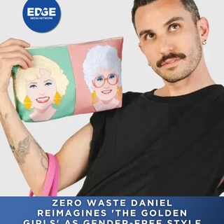 Blanche-style nostalgia meets upcycling realness in this gender-free, queer-coded collab celebrating 40 years of The Golden Girls. ⁠
⁠
Read more at our link in bio. ⁠
? @edgemedianetwork ⁠
? @zerowastedaniel ⁠
⁠
#GoldenGirls