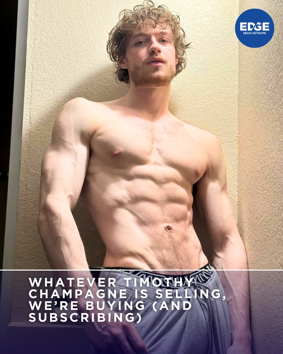 ?? @timothy_champagnespams isn’t just making content—he’s making history in the thirst department. ⁠
⁠
One minute he’s dragging ‘fake gays,’ the next he’s in a straight relationship, and now? ⁠
⁠
He’s dropping clips that have the entire internet clutching its pearls and reaching for the holy water. ⁠
⁠
The sweat? The stamina? The commitment? ⁠
⁠
Somebody check on us, because we are not okay. ?‍?⁠
⁠
?️ Save and share this post.⁠
? Tap our link in bio to read more⁠
? @EDGEmedianetwork⁠
?: @timothy_champagnespams