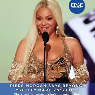 Piers Morgan says Beyoncé “culturally appropriated” Marilyn Monroe. We say: girl, be serious. ⁠
⁠
?️ Save and share this post. ⁠
? Tap our link in bio to read more ? ⁠
#Beyoncé