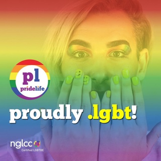 Pride isn’t a month-long thing. It’s a lifelong thing. Punctuate your web address proudly! Receive a 10% discount on new .LGBT domain names registered at www.pridelife.lgbt with coupon code EDGE10. @pridelife_dwd will also donate 10% to @trevorproject. Tap link in bio. #pride #proud #LGBT #pridelife #dotLGBT #sponsored