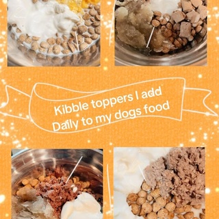 Boost Your Dog’s Bowl with These Daily Toppers ??️

Your dog’s kibble doesn’t have to be boring or lacking in nutrients! By adding simple, nutrient-packed toppers to their meals, you can support their overall health, digestion, and immune system—all while making mealtime more exciting. Here’s what I add to my pups’ bowls every day:

? Non-Starchy Veggies
What I use: Squash, pumpkin, or green beans.
Why they’re great: These veggies are low in sugar and packed with fiber, supporting digestion and gut health. Pumpkin and squash are also rich in beta-carotene, which promotes healthy skin, coat, and eyes.

? Probiotic-Rich Yogurt
What I use: Store-bought or homemade plain yogurt (always unsweetened).
Why it’s great: Probiotics help maintain a balanced gut microbiome, boosting immunity, reducing inflammation, and aiding digestion. Great for dogs with sensitive tummies or allergies.

? Bone Broth
What I use: Homemade bone broth or a dehydrated version for convenience.
Why it’s great: Bone broth is rich in gelatin, amino acids, and minerals, helping to repair the gut lining, support joint health, and keep their coat shiny and soft.

? Organic Meats
What I use: Dehydrated meats like chicken, turkey, or beef.
Why they’re great: High-quality protein is essential for muscle health and energy. These meats are also nutrient-dense and full of flavor, encouraging picky eaters to clean their bowls!

Why Add Toppers?
Enhance the nutritional value of your dog’s meal.
Provide variety to prevent boredom at mealtime.
Target specific health concerns like digestion, skin, and joint health.

? Want to know my favorite brands for these toppers? Comment “DOG FOOD” below, and I’ll share the best options to buy in-store or online! ?