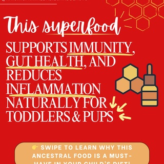 ? Raw Bee Propolis for Toddlers (12+ Months) & Dogs – Nature’s Immunity Booster!

Bee propolis is one of nature’s most powerful superfoods—a sticky resin collected by bees to protect their hives from bacteria, viruses, and fungi. It works the same way inside the body, supporting immunity, gut health, and reducing inflammation naturally.

? Benefits for Dogs
✔ Boosts immune function – Fights infections & supports wellness ✔ Supports gut health – Naturally antimicrobial, balances the microbiome ✔ Reduces seasonal allergies – Helps manage histamine response ✔ Soothes & heals skin – Aids minor cuts, hot spots & inflammation ✔ Protects oral health – Fights bacteria that cause bad breath & dental issues

? Benefits for Toddlers (12+ Months)
✔ Strengthens immunity – Natural antibacterial & antiviral properties ✔ Supports gut health – Fights harmful bacteria while feeding good microbes ✔ Oral health protector – Natural defense against cavities & gum issues ✔ Rich in antioxidants – Supports brain health, reduces inflammation ✔ Soothes coughs & sore throats – A traditional remedy for respiratory support

? Raw vs. Liquid Bee Propolis
? Raw Bee Propolis ✅ Straight from the hive – No processing, full nutrient profile ✅ Higher in flavonoids & enzymes – Best for gut & immune health ✅ Can be chewed like gum or ground into powder
? Liquid Bee Propolis Extract ✅ Convenient & concentrated – Easy to mix into drinks ? Not always pet-safe! Many extracts contain alcohol, which is toxic to dogs.
? For the best quality, buy LOCAL raw bee propolis!

? How to Use for Dogs & Toddlers ? Dogs: Crush a small piece & mix into meals or let them chew on it. ? Toddlers: Crush & mix into raw honey, yogurt, or warm water.

? Want My Full Guide on Safe & Effective Bee Propolis Use? COMMENT “BEE” and I’ll send you my complete breakdown, including dosage, benefits & where to buy the best quality propolis! ?✨

#BeePropolis #NaturalImmunity #ToddlerHealth #GutHealing #DogNutrition #HolisticPetCare #AllergyRelief #SuperfoodsForDogs #HolisticMama