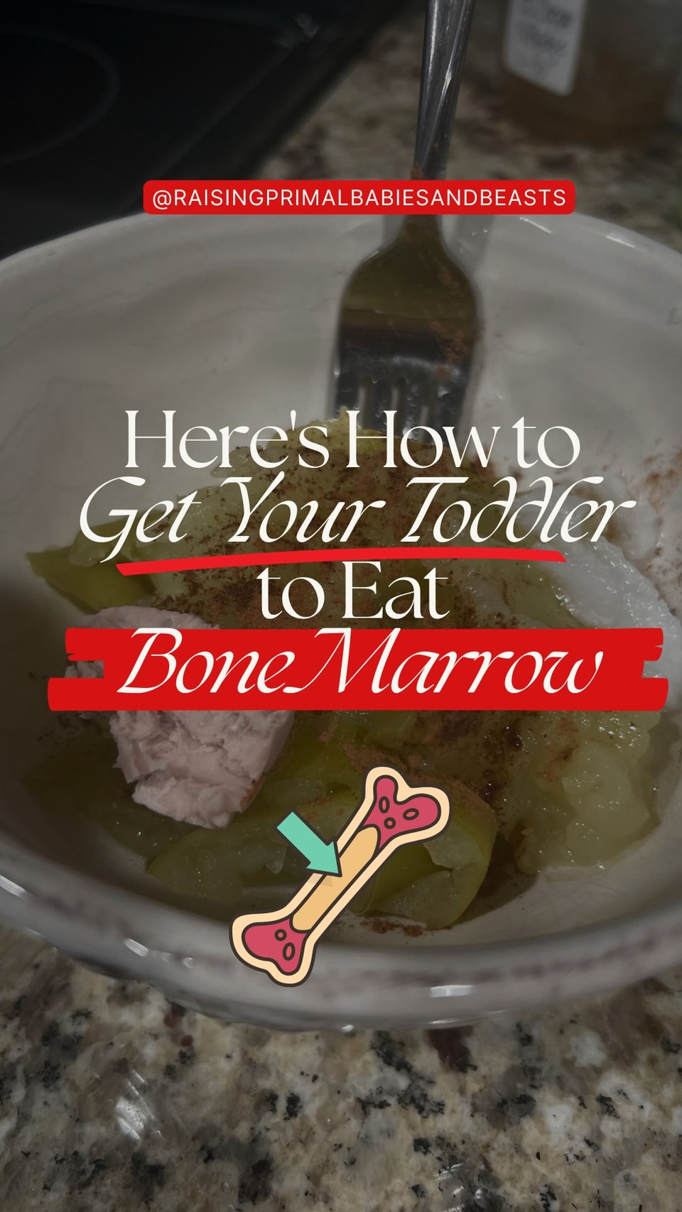 ? You Say “My Toddler Won’t Eat Bone Marrow”—I Say, They WILL With This Recipe! ?✨

Getting toddlers to eat nutrient-dense foods doesn’t have to be a struggle—especially when it tastes this good! This simple, gut-healing recipe is packed with brain-boosting healthy fats, minerals, and warming spices to nourish your little one from the inside out.

? Super Easy Bone Marrow Recipe for Toddlers:
✔ Steam some apples & pears until soft. ✔ Warm them up in a little butter & bone marrow. ✔ Sprinkle with cinnamon & clove for a cozy, delicious flavor.
The result? A naturally sweet, nutrient-packed dish they’ll love! ?

? Why This Works: ✅ Bone marrow provides healthy fats, collagen, and essential nutrients for brain & gut health. ✅ Apples & pears are gentle on digestion and rich in fiber. ✅ Butter + marrow = the perfect blend of toddler-friendly fats for growth & development. ✅ Cinnamon & clove add warmth, antioxidants, and natural sweetness!

? This recipe (and more!) is in my new guide: Nutrient-Dense Toddler Meals Made Simple!
? COMMENT “TODDLER FOODS” and I’ll send you the guide! ? ? COMMENT “BONE MARROW” if you need my super easy recipe for preparing bone marrow at home!

Let’s make toddler nutrition simple, delicious, and packed with real-food goodness! ?✨?

#ToddlerNutrition #NutrientDenseFoods #BoneMarrowForKids #GutHealingFoods #ToddlerMealIdeas #HealthyToddlerMeals #BrainBoostingFoods #WholeFoodsForKids #RealFoodForKids #ToddlerSnacks #HolisticNutrition #ToddlerWellness #HealthyFatsForKids #FoodAsMedicine #BabyLedWeaning #ImmuneBoostingFoods #BloodSugarBalance #WholesomeEating #RaisingHealthyKids #ToddlerFoodIdeas