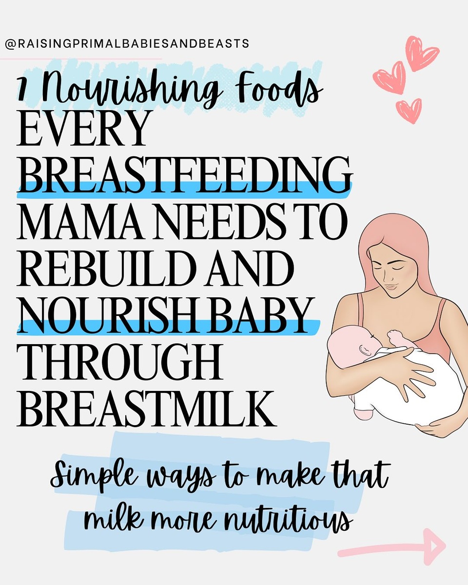 7 Nourishing Postpartum Foods That Rebuild Mama & Nourish Baby Through Breastmilk ?✨

Breastfeeding isn’t just about calories—it’s information. Every bite you eat becomes building blocks for your baby’s brain, gut, immune system & hormones. And let’s be real… postpartum nutrition often gets ignored in favor of snack bars & survival mode.

But you matter too, mama. Here’s how I rebuild postpartum the ancestral way—nourishing both mama & baby in every meal:
? Liver & Organ Meats – Nature’s multivitamin! Iron, copper, B12 & retinol restore energy, blood, and hormones while passing vital nutrients to baby. (Try Ancestral Blends from @forceofnaturemeats )
? Egg Yolks – Rich in choline, DHA, and vitamins A, D, E, K2—essential for baby’s brain, vision & mama’s nervous system.
? Sweet Potatoes & Squash – Gentle carbs to stabilize blood sugar, support adrenal health & gut flora (hello, happier mama + baby!).
? Wild Salmon – High in DHA, selenium & iodine for thyroid, brain & skin support. Canned counts too!
? Coconut Butter – Builds richer milk, balances blood sugar & supports immunity with lauric acid.
? Herbal Infusions – Nettle, oatstraw, lemon balm, marshmallow root—calming, mineral-rich teas that rebuild mama while nourishing baby through milk.
? Lineage or Organ Meat Sticks – One-handed, clean protein + micronutrient power. Great for diaper bag snacks, thank you @lineageprovisions - I also share with my dogs for a super healthy good boy and girl treat!

✨ This isn’t trendy—it’s ancestral wisdom. Slow, nourishing food to rebuild YOU while feeding your baby.

? Comment MAMA and I’ll send you my full blog post + healing recipes & trusted brands. We nourish ourselves to nourish them. You’ve got this ?

#PostpartumNutrition #BreastfeedingFoods #RealFoodMama #AncestralEating #HealingFoodsForMoms #WAPF #GAPSDiet #NourishingTraditions #RealFoodPostpartum #HolisticMotherhood #BreastfeedingSupport #PostpartumRecovery #NutrientDenseFoods