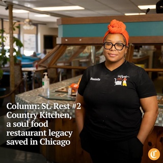 Daniella Coffey gave up nearly everything to keep her father’s soul food restaurant open just a few years ago.
She and her husband sold their house. They emptied his 401(k) account. And it still wasn’t enough to pay off more than $600,000 in inherited debt.

“We were still $25,000 short,” Coffey said. If they didn’t come up with the money, they would lose the business to the bank. When she checked the numbers two days before the deadline, she thought there was a mistake. “There was $35,000 in my account.”

Coffey had applied for a grant, but it had been denied. A representative told her they didn’t know what happened. Somehow the application was reviewed again and approved.

St. Rest #2 Country Kitchen in the Chatham neighborhood on the South Side, one of the oldest Black-owned soul food restaurants in Chicago, had been saved — a legacy nearly lost.

Tap on our bio link to read more.

——

Photo 1: Daniella Coffey, owner of St. Rest #2 Country Kitchen, on June 7, 2024, at the restaurant.

Photo 2: A plate of smothered pork chops, corn muffins and a strawberry lemonade.

Photo 3: Larry and Sophia Hopkins at St. Rest #2 Country Kitchen.

? Louisa Kung Liu Chu / Chicago Tribune
? Vincent Alban / Chicago Tribune