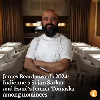 Jenner Tomaska of Esmé, Sujan Sarkar of Indienne, Anna Posey of Elske and Lula Cafe were announced as official James Beard Award Restaurant and Chef Award nominees in a ceremony in Washington D.C. this morning. The four Chicago nominees compete in three categories and were selected from a longer list of semifinalists announced earlier this year.

The awards are considered by many the highest honor in food and hospitality and Chicago is an important center for the James Beard Foundation. For another year, the winners will be announced at the James Beard Restaurant and Chef Awards Ceremony at the Lyric Opera of Chicago. The ceremony will take place June 10 in partnership with Choose Chicago and the Illinois Restaurant Association.

Tap on our bio link to read more.

——

Photo 1: Chef Sujan Sarkar at his restaurant Indienne on West Huron Street in Chicago on Jan. 12, 2023. (@indiennechicago)

Photo 2: Pastry chef and co-owner Anna Posey at her restaurant Elske, on West Randolph Street in Chicago, on Sept. 13, 2017. (@elskerestaurant)

Photo 3: Customers sit outdoors for breakfast at Lula Cafe in Logan Square, Oct. 1, 2021. (@lulacafe)

? Ahmed Ali Akbar / Chicago Tribune
?Terrence Antonio James and Antonio Perez / Chicago Tribune