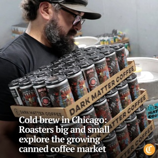 Ready-to-drink options have become the third most popular form of coffee drinking for daily drinkers since the pandemic.

The growth has been rapid since 2023, rising from 8% to 15% of coffee drinkers who were polled about their preferred preparation in the past day, according to the National Coffee Association’s Coffee Data Trends for spring 2024. The most popular forms of coffee preparations for daily drinkers are still drip and single-cup machines such as Keurig and Nespresso. The National Coffee Association’s data also showed Gen Z and millennials were more likely to drink specialty and RTD coffee.

Other local specialty coffee roasters also see canned coffee as an important sector for growth, customer development and brand name recognition.

Tap on our bio link to read more.

——

Photo 1: Head brewer and production manager Justin Hignight carries cases of canned Dark Matter coffee in Chicago, June 13, 2024.

Photo 2: Coffee is canned at Dark Matter Coffee.

? Ahmed Ali Akbar / Chicago Tribune
? Antonio Perez / Chicago Tribune / @apereztribune