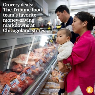 According to the U.S. Bureau of Labor Statistics, food prices in the Chicago-Naperville-Elgin area rose 2.9% over the past year. This is part of a longer trend of food prices increasing since 2009. In 2022, the USDA reported national food prices increased by 9.9%, the highest on record since 1979.

In other words, a box of Cheerios can run you $6 and it’s time to cut back. Your wallet will thank you for finding deals and readjusting your shopping, even as inflation is expected to level out.

Here are a few items that Tribune writers and editors return to that are good deals.

Tap on our bio link to read more.

——

Photo 1: Aiperi Adylbek Kyzy holds her 9-month-old son, Aikol Toichubekova, while waiting to place an order at the butcher counter on April 20, 2024, at Farm City Meat Halal & Grocers in Chicago.

Photo 2: Khaled Manasar bags up meat for a customer’s order on April 20, 2024, at Farm City Meat Halal & Grocers in Chicago.

? Ahmed Ali Akbar and Louisa Kung Liu Chu / Chicago Tribune
? Vincent Alban / Chicago Tribune