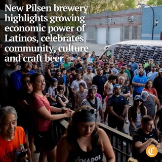 Enrique Rivera lived in Pilsen long before Time Out magazine named 18th Street one of the “Coolest Streets in the World” earlier this year. He was there decades before the upscale restaurants and walking tours around the neighborhood and before the luxury houses and condominiums brought thousands of new faces to the area, displacing many of its working-class immigrant population.

Last month Rivera and a group of friends-turned-business partners celebrated the grand opening of Monochrome Brewing. The new brewery, at 2101 S. Carpenter St., breathes fresh life into the space once occupied by Lo Rez Brewery & Taproom, which shuttered its doors last year after seven years of operation.

Drawing inspiration from Pilsen’s vibrant community and rich culture, Monochrome Brewing reflects the evolving landscape of Pilsen, where Latino-owned and -inspired businesses are reclaiming previously “trendy” spaces in the face of ongoing gentrification. The emerging trend is more than just a business endeavor: It’s a concerted effort by community stakeholders to preserve the neighborhood’s cultural identity while encouraging community members to reinvest in their own backyard.

Tap on our bio link to read more.

——

Photo 1: Guests, many of whom are members of the Venados Running Club, listen to Enrique Rivera, one of the co-owners of Monochrome Brewing, speak during the soft opening of the brewery on May 1, 2024.

Photo 2: Enrique Rivera looks out over the patio at guests who came to the soft opening of the brewery.

Photo 3: Fermenters in the brewing room at Monochrome Brewing.

? Laura Rodríguez Presa and Ahmed Ali Akbar / Chicago Tribune
? Vincent Alban / Chicago Tribune