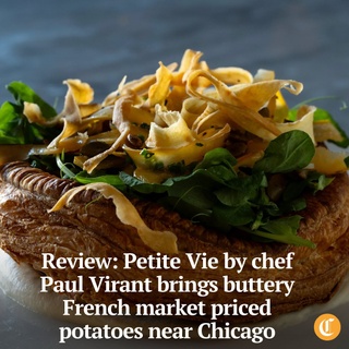 Petite Vie, the newest restaurant by award-winning chef Paul Virant, who’s made Western Springs a culinary destination for 21 years, dares to offer market priced potatoes on a simple yet inventive menu that explores France by way of the Midwest.

Virant, also the chef and owner of Gaijin okonomiyaki shop in the West Loop and Vistro Prime steakhouse in suburban Hinsdale, describes his latest establishment as a brasserie.

“It’s a gathering place that’s got good energy, and food that’s well prepared,” he said. “Not super complicated, a lot of which is based on traditional French food.”

Tap on our bio link to read more.

——

Photo 1: Pithivier at Petite Vie (@petiteviebrasserie).

Photo 2: Beef bourguignon.

Photo 3: Petite Vie at 909 Burlington Ave in Western Springs.

Photo 4: Quiche at Petite Vie.

Photo 5: Nougat Glacé.

? Louisa Kung Liu Chu / Chicago Tribune
? E. Jason Wambsgans / Chicago Tribune / @ejwamb