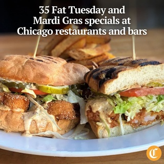Whether called Fat Tuesday, Mardi Gras or Shrove Tuesday, the day before Ash Wednesday is celebrated around the world as a last chance to enjoy decadent food and party before the Lenten fast begins. Chicago doesn’t go all out for the occasion like New Orleans or Rio de Janeiro, but you can get a taste of those traditions at area bars and restaurants offering entertainment from samba dancing to burlesque shows along with special menus featuring gumbo, king cake, daiquiris and hurricanes.

Tap on our bio link for 35 Fat Tuesday and Mardi Gras specials at Chicago restaurants and bars.

—

Photo 1: Shrimp po’ boy at Mac’s Wood Grilled. (@macswoodgrilled)

Photo 2: Fat Tuesday at Ina Mae Tavern. (@inamaetavern) 

Photo 3: Fat Tuesday at Ina Mae Tavern.

Photo 4: Abita beer is discounted for Mardi Gras at aliveOne. (@aliveonechicago)

? Samantha Nelson / Chicago Tribune
? Terri Mooney
? Ina Mae Tavern
? aliveOne