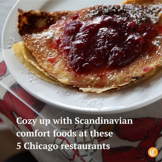 Scandinavians can teach us how to turn our chilly season into a candlelit celebration of soothing comforts, stress-free socializing, and heartwarming foods and drinks.⁠
⁠
Smørrebrød sandwiches, cured salmon, hasselback potatoes, pancakes with lingonberries, saffron buns and warm glögg are just a few Nordic treats that lift spirits when it’s cold and dark out.⁠
⁠
Scandinavian cooking uses techniques like smoking, pickling, curing and fermenting, which date back to the days before refrigeration and the need to survive in a harsh climate. These preserved flavors are balanced with fresh dill and aromatic spices like orange peel, ginger, cinnamon, cloves and cardamom.⁠
⁠
Tap the link in our bio to find five Chicago-area places, like @svearestaurant shown here, to experience Nordic cuisine with a modern or traditional twist.⁠
⁠
?Nikki O’Neill / for the Chicago Tribune⁠
?Nancy Stone / Chicago Tribune