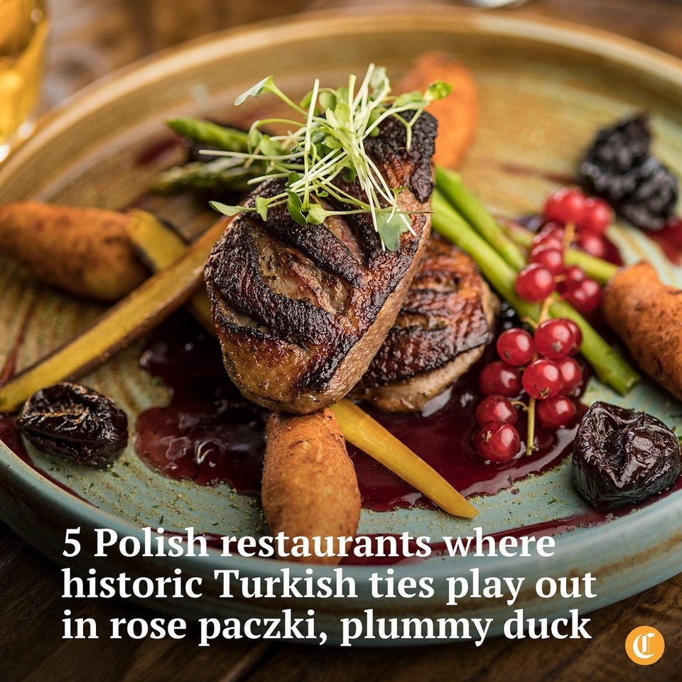 Say pierogi and most people need no explanation: fried or boiled, these filled dumplings are nearly as integral to Chicago’s local cuisine as deep-dish pizza and giardiniera.⁠
⁠
Maybe you’ve also tried other Polish classics such as gołabki (stuffed cabbage) or makowiec cake (poppy seed roll). Every cuisine is a reflection of geopolitical history, and in Poland’s case, quite a bit of culinary inspiration can be traced to Turkey and Central Asia.⁠
⁠
Polish cooking certainly has a strong personality of its own, centered around local meats, root vegetables, fermented or pickled vegetables, mushrooms and grains. But the use of dried fruits, nuts and aromatic spices really illustrates Poland’s past exchanges with Ottoman culture: roasted duck or bacon with plums, hot soups with fresh strawberries or dried prunes with cloves and cinnamon, and baked treats like the poppy seed roll or keks cake with dried fruits and walnuts are just a few examples.⁠
⁠
Tap the link in our bio for five Polish restaurants and a bakery, including @highlanderhouse shown here, where you can explore these sweet and savory flavor combinations.⁠
⁠
? Nikki O'Neill / for the Chicago Tribune⁠
? Highlander House