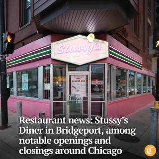 Stussy’s Diner has transformed a former 24-hour corner restaurant into a new pretty pink destination in Chicago’s Bridgeport neighborhood.

“It’s the fusion between retro and modern diner,” said creative director Dahlia Beckett.

She’s also a managing partner with Christina Nance and her brother Rico Nance. He’s perhaps best known for Chemistry steakhouse, LiteHouse Whole Food Grill and Mikkey’s Retro Grill.

At Stussy’s Diner, which opened in the closed Bridgeport Restaurant space on Aug. 6, the vintage vibe rolls up to another level on weekends when the host wears roller skates.

“We encourage the guests to bring skates too,” Rico Nance said. “And we encourage the guests to dress up.”

Tap on our bio link to read more.

——

Photo 1: The exterior of the diner Stussy’s (@stussysdiner), 3500 S. Halsted St. in Chicago, near the revived Ramova Theatre, is seen on Aug. 15, 2024.

Photo 2: Pink strawberry shortcakes topped with house-made pink whipped cream.

Photo 3: Cameron Green, a server at Stussy’s.

Photo 4: The sweet potato pie.

Photo 5: The birria ramen.

? Louisa Kung Liu Chu / Chicago Tribune
? Terrence Antonio James / Chicago Tribune