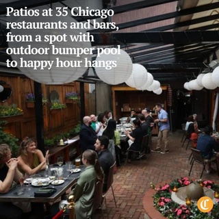As temperatures heat up, restaurants and bars are tearing down their winterized patio structures and letting the cool breeze blow through.

Chicagoans know to savor any and all bouts of warm, sunny weather. Parks and beaches are a natural draw, but so are restaurants and bars with outdoor seating, where we can laugh with a drink in one hand and a fork in the other amid peaceful vistas or vibrant cityscapes.

But where to snag a coveted chair? To help you out, the Tribune food team’s guide for outdoor patios contains spots where you can read or work for a spell, places with after-work happy hours to treat your team, plus patios fit for date night.

Tap on our bio link to read more.

——

Photo 1: Jon Young, center, managing partner at Volo Restaurant Wine Bar (@volowinebar), pours wine for diners at a table in the back patio on May 16, 2024.

Photo 2: People eat and drink on the patio at the Goose Island Salt Shed Pub (@gooseislandchicago) on May 3, 2024, in Chicago.

Photo 3: Natalie Mitchell feeds her son, Xavier Kuzma, while Daniel Kuzma watches on May 18, 2024, on the patio at Nicky’s of Beverly (@nickysbeverly) in Chicago.

? Lauryn Azu, Kayla Samoy, Ahmed Ali Akbar and Louisa Kung Liu Chu / Chicago Tribune

? John J. Kim and Vincent Alban / Chicago Tribune / @johnkimpictures