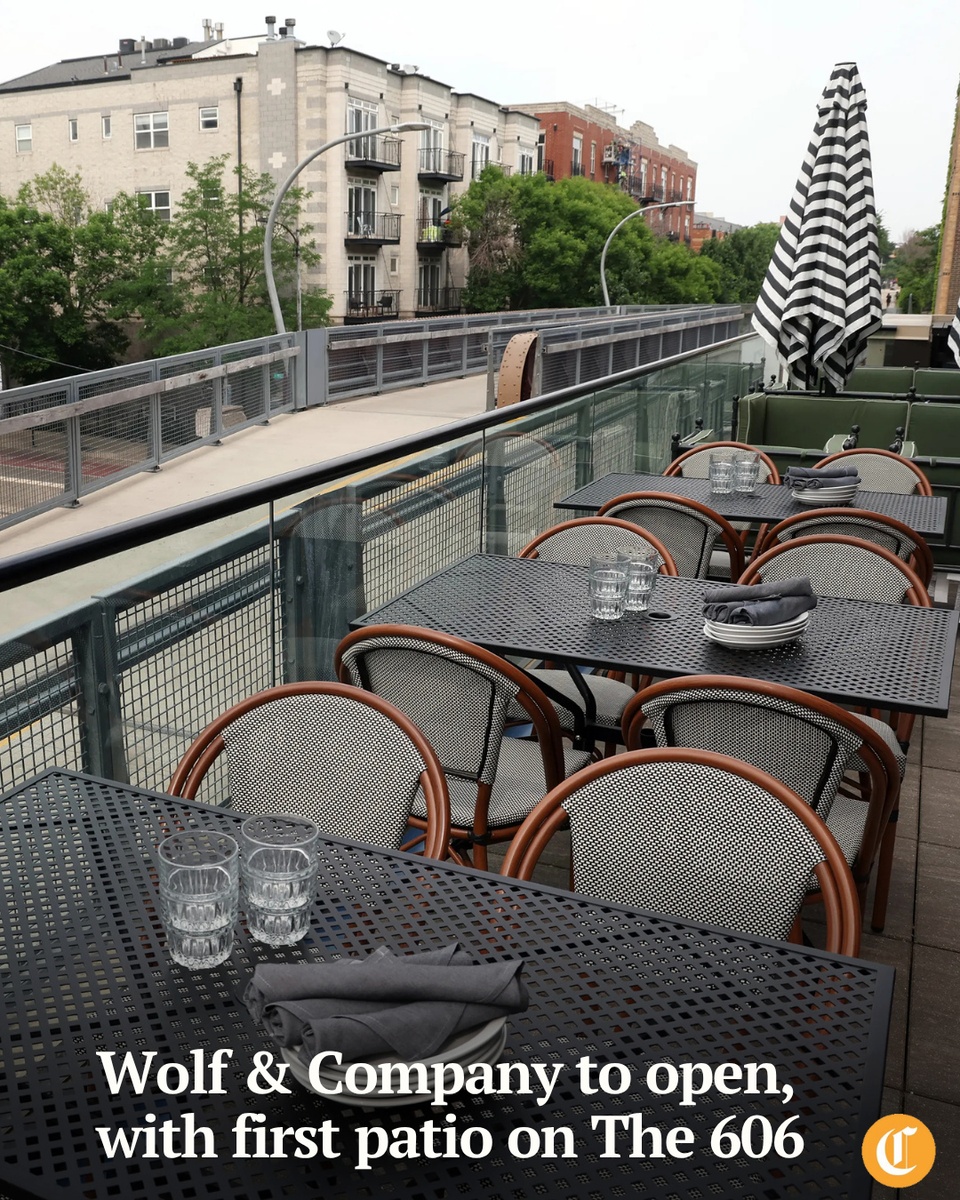 Wolf & Company — from the owners of Little Bad Wolf, Gretel and The Good Wolf — will open a 10,000-square-foot, two-story space with the first and only patio directly accessible to The 606 elevated trail in Chicago.⁠
⁠
“It’s our biggest project to date,” said Gus Lappas, co-owner with Sol Ashbach and Ankur Joshi.⁠
⁠
The project — with a full-service restaurant, grab-and-go deli, two bars, a coffee shop, market and butcher — will celebrate its grand opening in Bucktown on June 23.⁠
⁠
“We’ll be offering the burgers that we’re known for too,” Lappas said.⁠
⁠
But they’ll also be offering something different this time around, Joshi said, including pizza and sandwiches to cater to the lunch crowd on the trail. And they’ll have an in-house butcher for steaks and chops, he added, plus craft cocktails, wine and barrel pick whiskies.⁠
⁠
Tap on our bio link to read more.⁠
⁠
-----⁠
⁠
Photo 1: A bicyclist rides past the upper-level patio of Wolf & Company (@wolfandcompanychicago) at 1752 N. Western Ave. in Chicago on June 12, 2025. The restaurant has access to The 606 trail.⁠
⁠
Photo 2: The main bar at Wolf & Company.⁠
⁠
Photo 3: The double cheeseburger.⁠
⁠
Photo 4: The Full Moon pizza.⁠
⁠
Photo 5: The Silhouette cocktail.⁠
⁠
? Louisa Kung Liu Chu / Chicago Tribune⁠
?️ Terrence Antonio James / Chicago Tribune