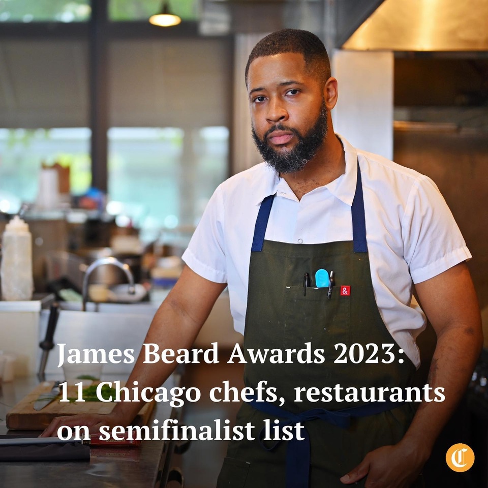 Smyth (@smythchicago), Obelix (@obelixchicago) and Khmai Cambodian Fine Dining (@khmai_fine_dining) are among 11 Chicagoland restaurants named as semifinalists for the James Beard Foundation Restaurant and Chef Awards, in an announcement released this week.⁠
⁠
Once again, Chicago will host the restaurant award program, considered one of the highest honors for the nation’s dining industry, with the ceremony taking place June 5 at the Lyric Opera of Chicago.⁠
⁠
While we will have to wait until March 29 for the official nominees, the semifinalist list suggests the organization is seriously attempting to broaden the playing field. While plenty of restaurants from New York, Chicago, Los Angeles and San Francisco still made the list, you’ll also see restaurants from Anchorage, Alaska; Tulsa, Oklahoma; and Roundup, Montana.⁠
⁠
Chicago chefs and restaurants were shut out of the Outstanding Restaurateur and Outstanding Chef categories, but they did well elsewhere. For example, Damarr Brown (@browndamarr), shown here, chef de cuisine at Virtue (@virtuerestaurantchi), is among semifinalists for Emerging Chef.⁠
⁠
Tap the link in our bio for the list.⁠
⁠
? Nick Kindelsperger / Chicago Tribune / @nkindelsperger⁠
? Victor Hilitski / for the Chicago Tribune