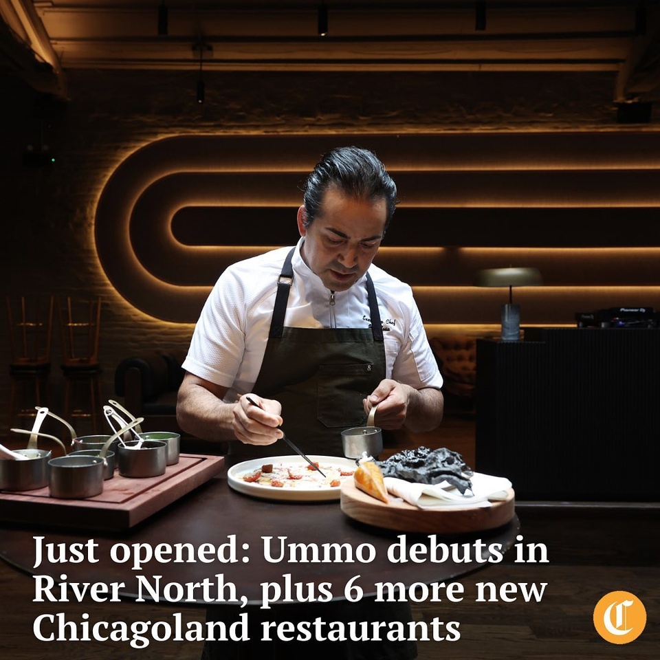 Chef José Sosa grew up in Michoacán, Mexico, and got his start in restaurants at 16 years old as a dishwasher in Chicago. But Italy is where he really fell in love with food.⁠
⁠
“In Italy, it’s all about the flavors directly in front of you, those which are cultivated in your backyard,” Sosa said.⁠
⁠
His passion for the minimalist approach to Italian pasta, seafood and steak is now on display at Ummo, which opened in River North earlier this month, in the former Rockit Bar & Grill space.⁠
⁠
Pictured above is Sosa plating the carpaccio di polpo and the burrata e avocado.⁠
⁠
Tap on our bio link to read more.⁠
⁠
? Shanzeh Ahmad and Louisa Chu / Chicago Tribune / @louisachu1⁠
?️ John J. Kim / Chicago Tribune / @johnkimpictures